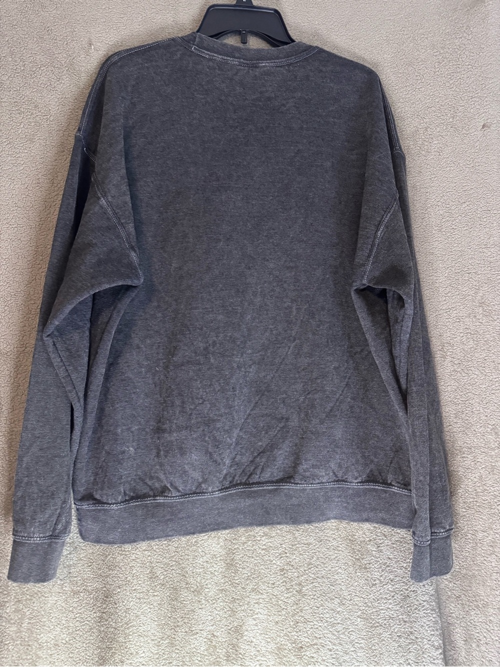 Charcoal Graphic Sweatshirt with Neon 'Boyz N The Hood' Panel - Picture 6 of 8